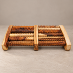 wooden foot massager