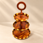 3-Tier Wooden Tea & Cake Stand – Decora Crafts